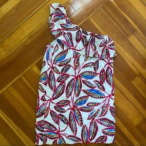 Women’s JCrew one shoulder ruffle dress